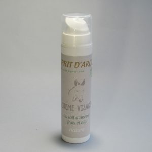 Crème pour le visage au lait d'ânesse