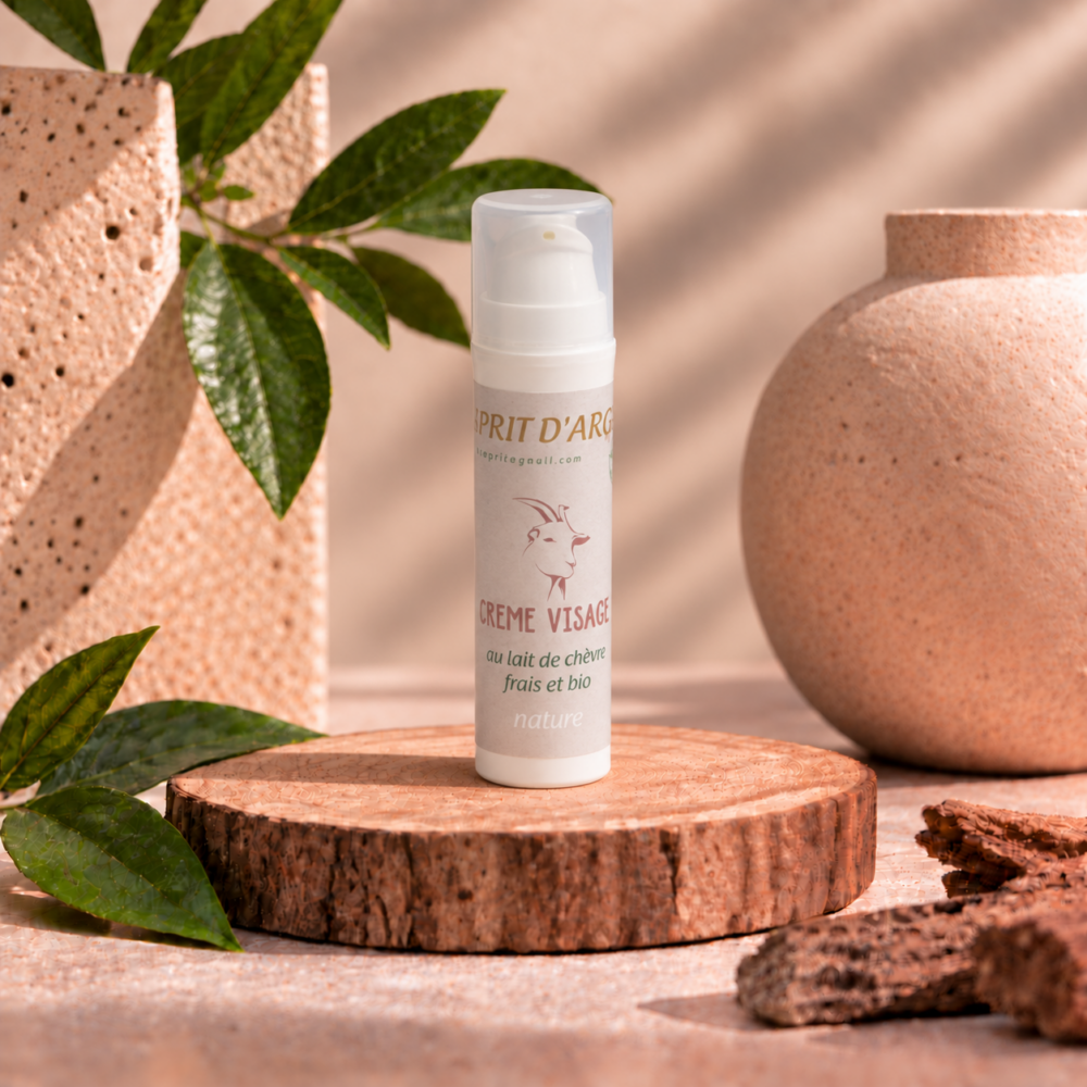 Crème pour le visage au lait de Chèvre
